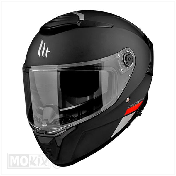 HELM THUNDER 4 SV SOLID MAT ZWART (xl)