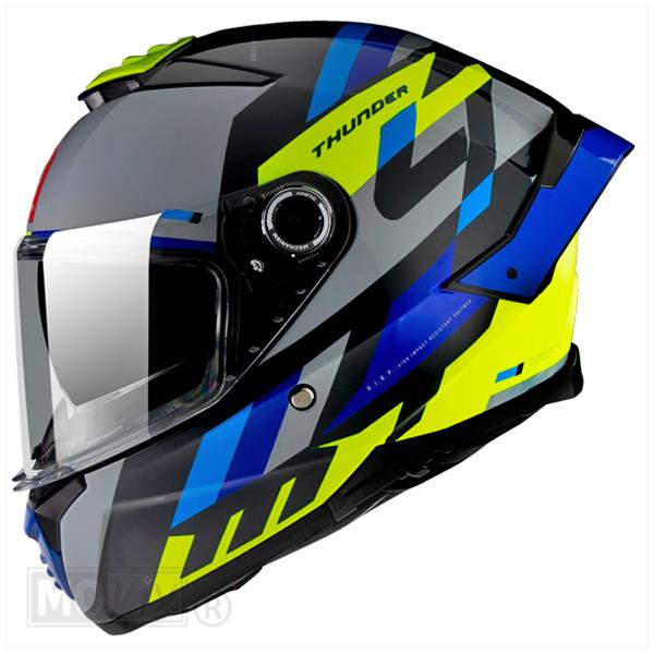 HELM THUNDER 4 SV ERGO ZWART/BLAUW (L)